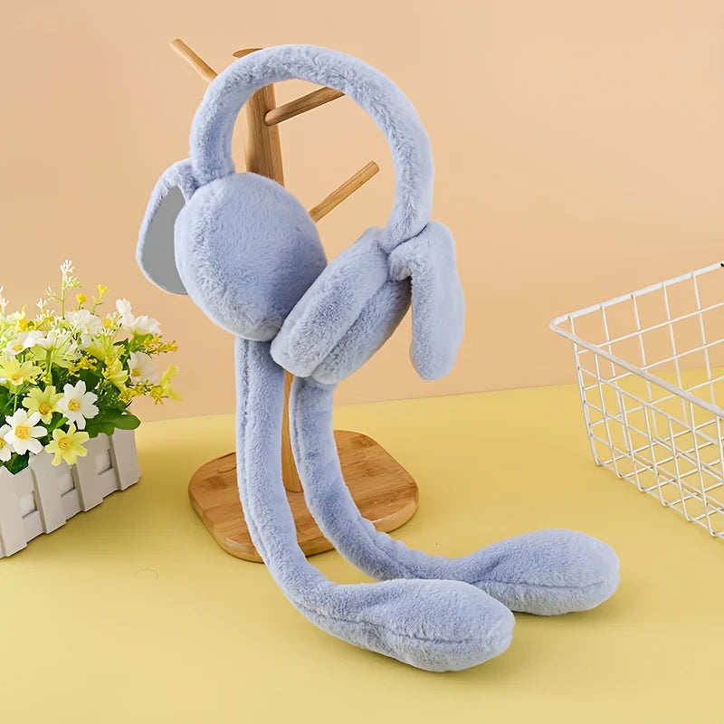 Soft Bunny Plush Earmuffs Comfortable Fit