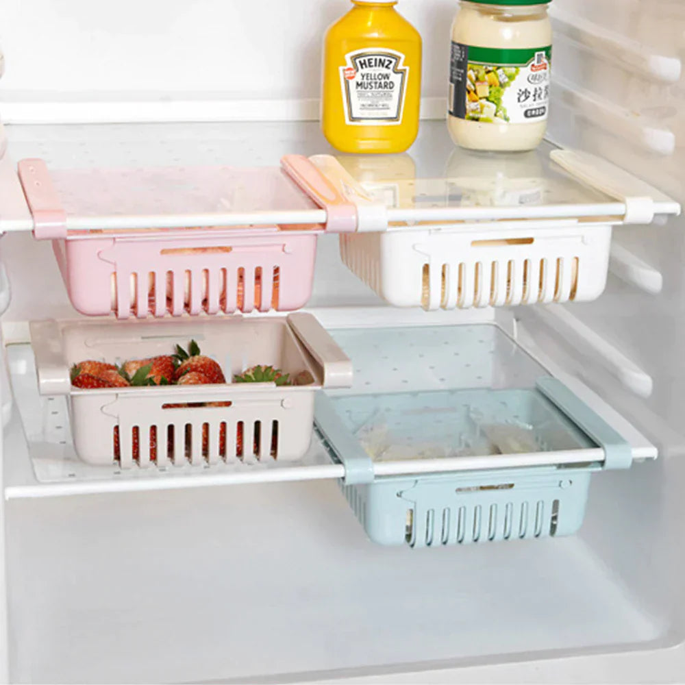 Space Saving Fridge Drawer Basket