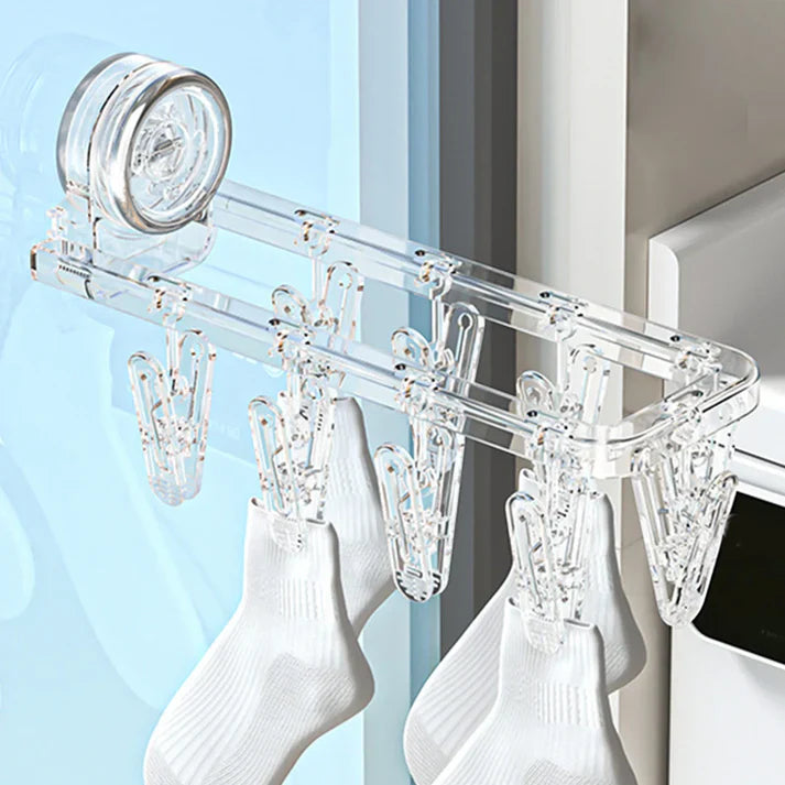 No-Drill Wall-Mounted Dryer Rack