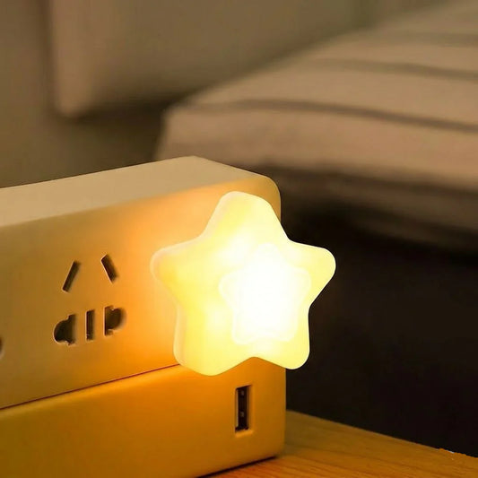 USB Crystal Glow Star Night Light