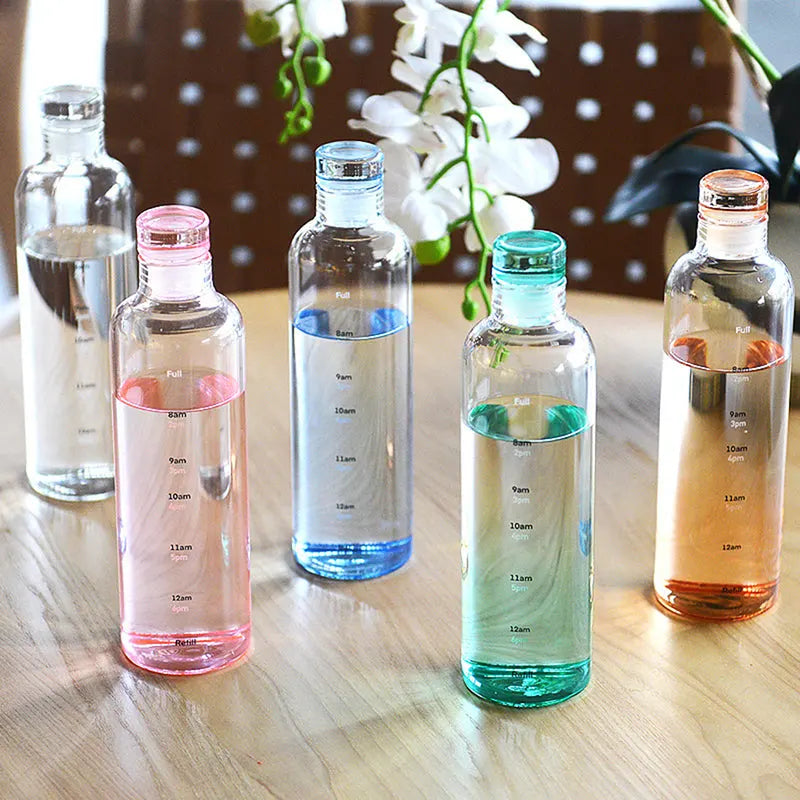 Portable Clear Water Bottle For Gym & Outdoor