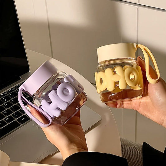 Tiny Sip Cute Portable Glass Cup