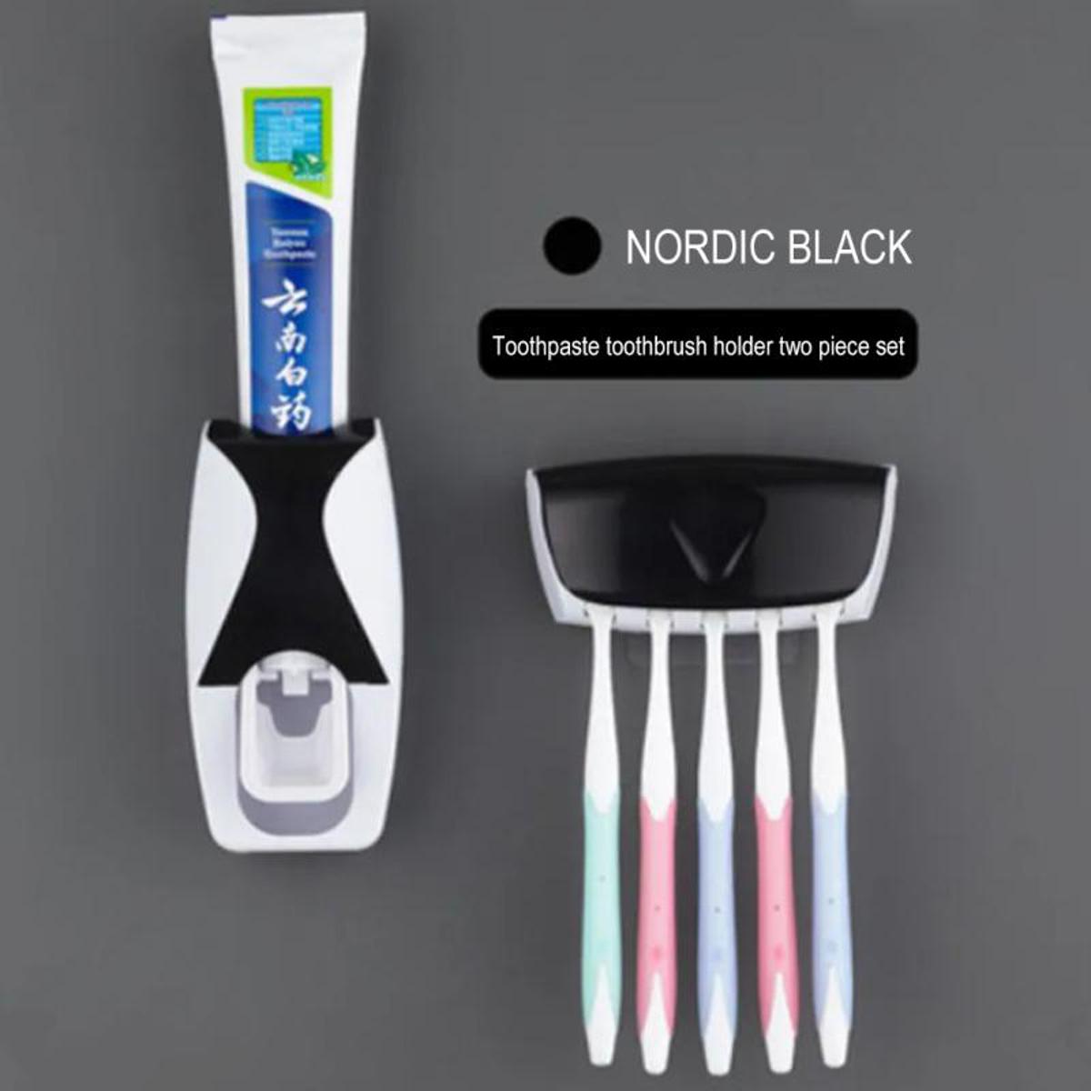 Automatic Toothpaste Black Holder  ( Randomly Color)