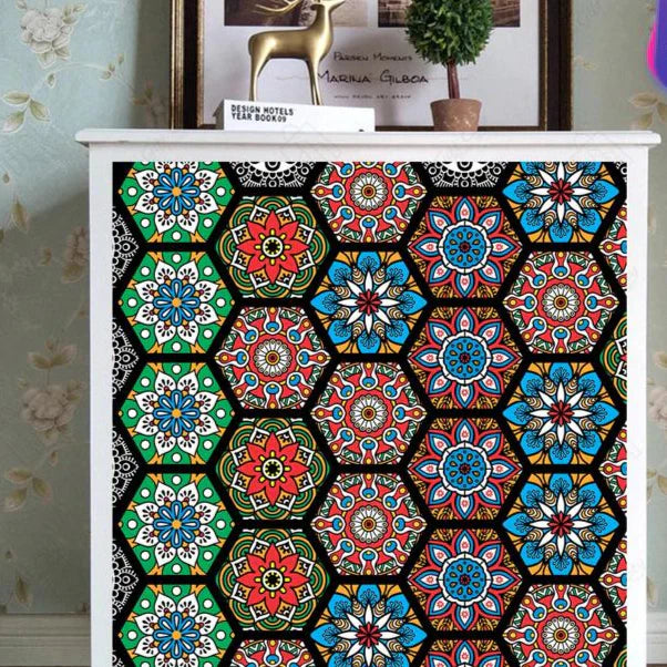 12 Colorful Self-Stick Wall Tiles – DIY Décor, 5x5"